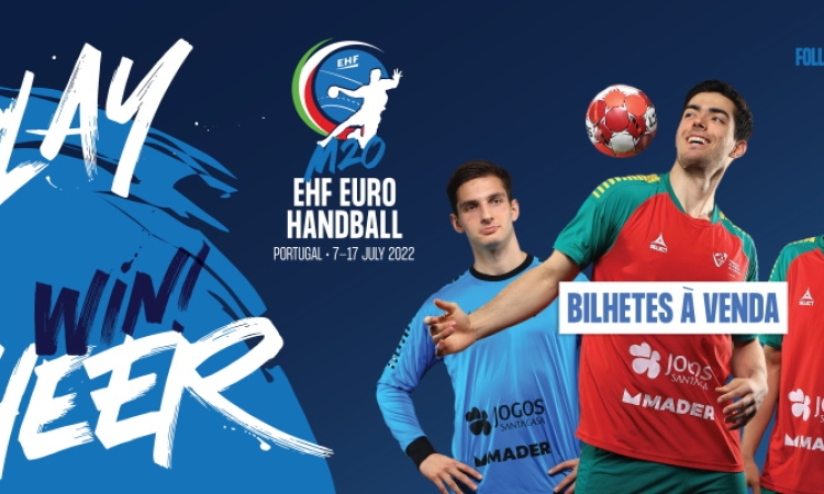 M20 EHF Euro 2022 Bilhetes Diários já disponíveis!