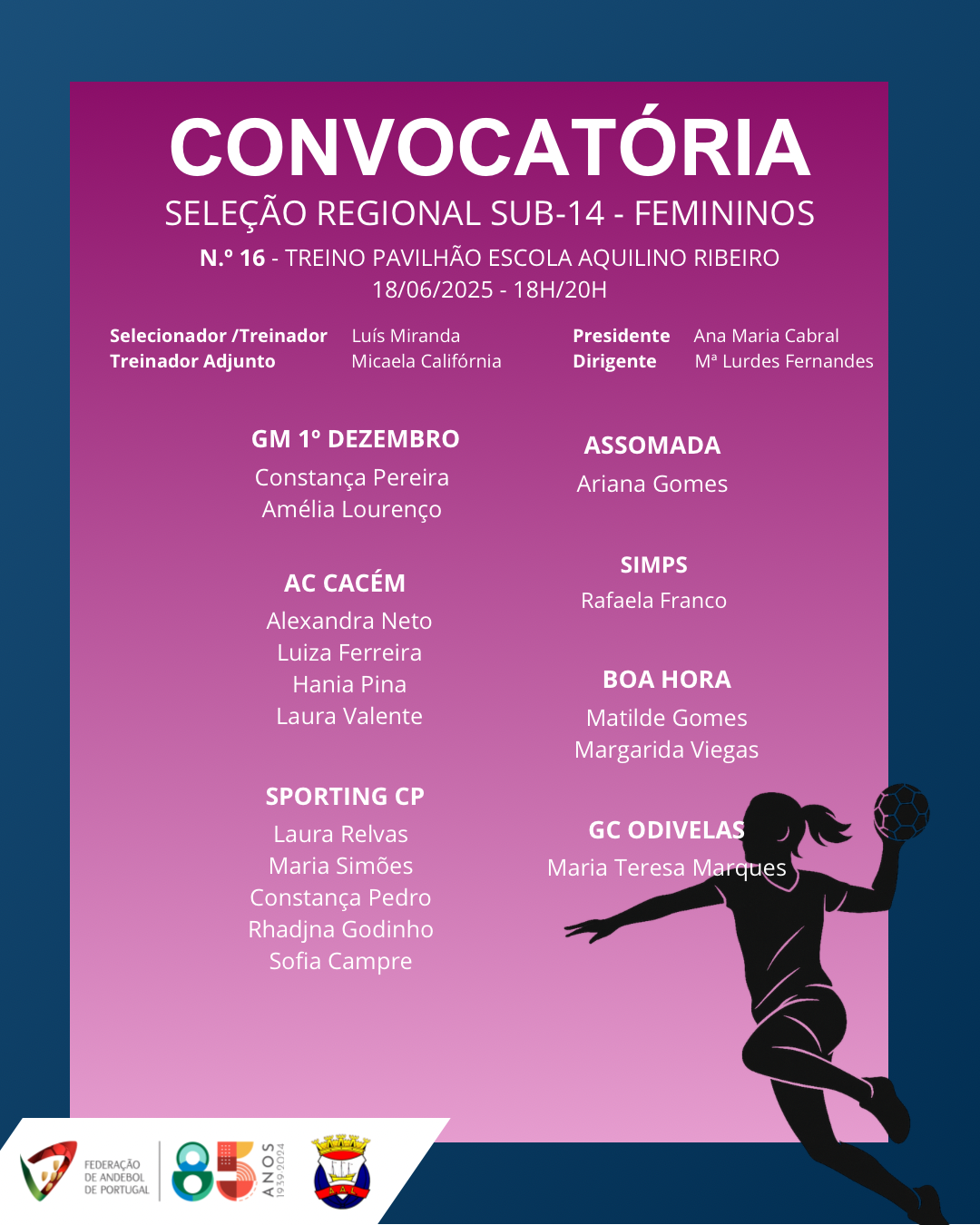CONVOCATÓRIA N16 A